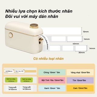  NIIMBOT H1S Máy in nhãn cầm tay Bluetooth phù hợp in label, nhãn trang trí cho văn phòng và gia đình - Bảo Hành 12T 