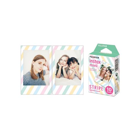  Film Instax Mini Single - Stripes Frame - 10 tấm 