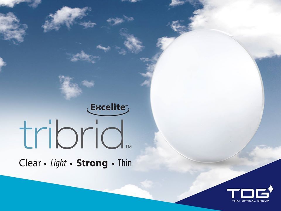 Tròng Kính Thái Excelite Tribrid 1.60 UV400