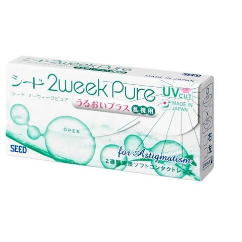  Kính Áp Tròng Không Màu Cận Loạn 2 Tuần SEED 2weekPure UP for Astigmatism 