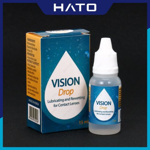  Vision Drop Dung Dịch Nhỏ Mắt Lens Kính Áp Tròng Chính Hãng Hàn Quốc Chính Hãng Date Mới 15ml 