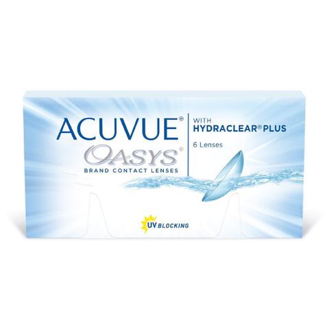  Lens Trong Suốt Kính Áp Tròng Không Màu 2 Tuần Johnson & Johnson  Acuvue Oasys 2 Week Chính Hãng 