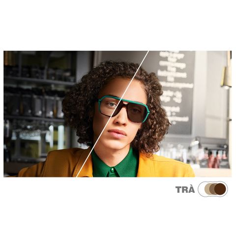  Tròng Kính Đổi Màu Essilor Transitions Style Colors Gen 8 Chính Hãng 