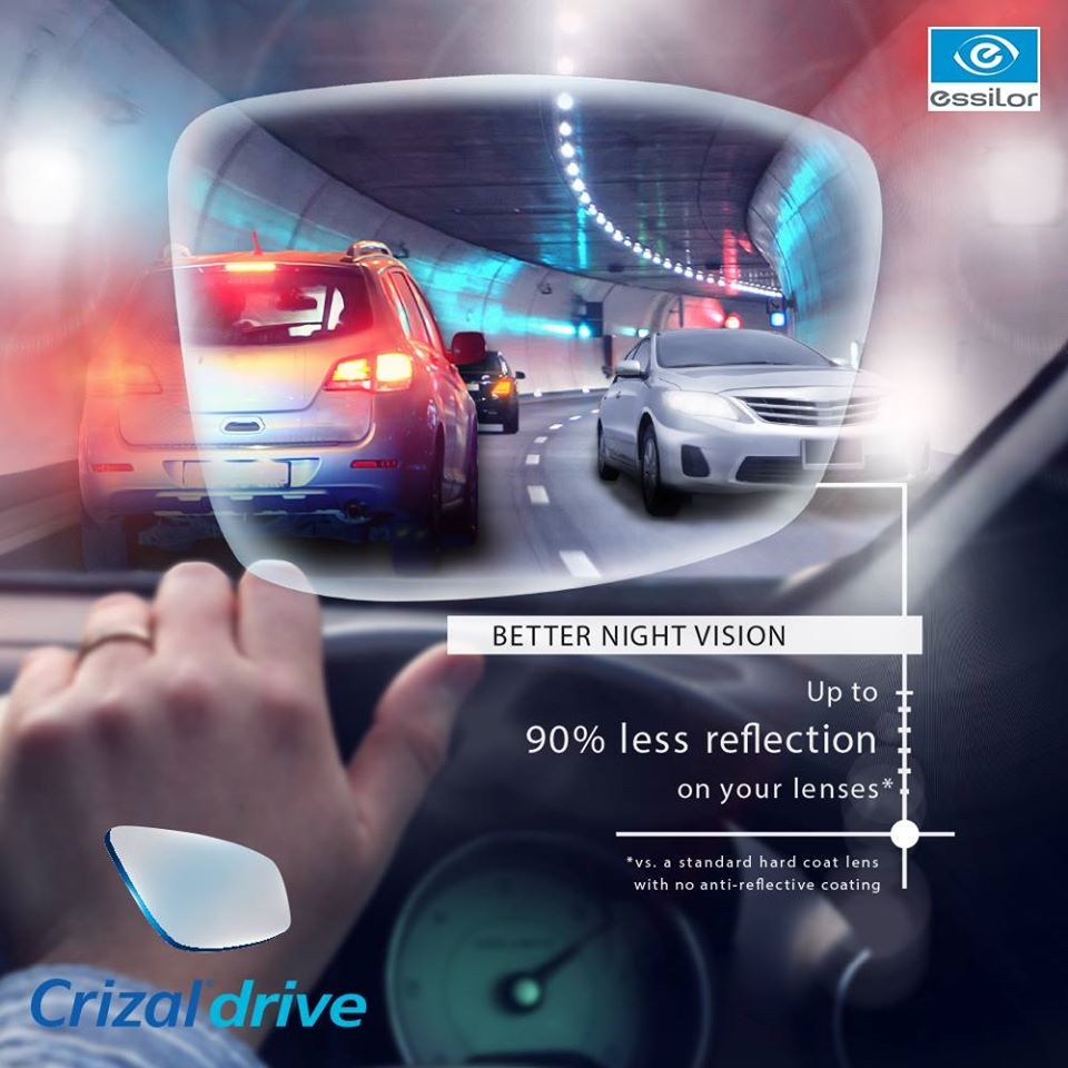 Đơn Tròng Đánh Kỹ thuật Số Freeform Essilor Crizal Drive