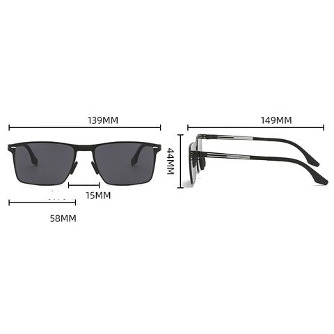  Kính Mát Phân Cực Polarized 8625 Thiết Kế Không Ốc Vít Siêu Mỏng Siêu Nhẹ 