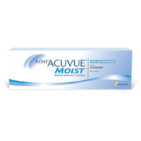  Kính Áp Tròng Lens Cận Loạn Trong Suốt Không Màu 1 Ngày Johnson & Johnson 1 Day Acuvue Moist for ASTIGMATISM Chính Hãng 