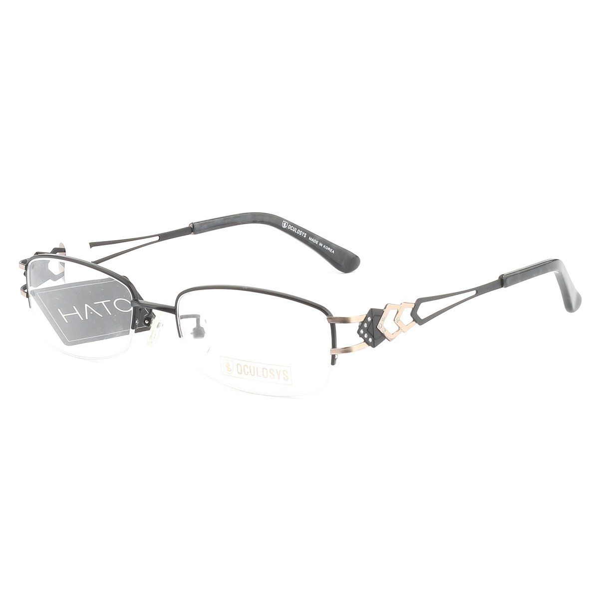 Gọng Kính Nửa Khung Hợp Kim Oculosys 6112