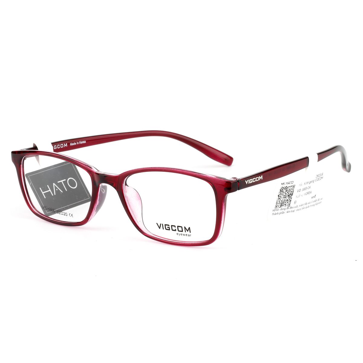 Gọng Kính Cận TR90 Vigcom VG1665
