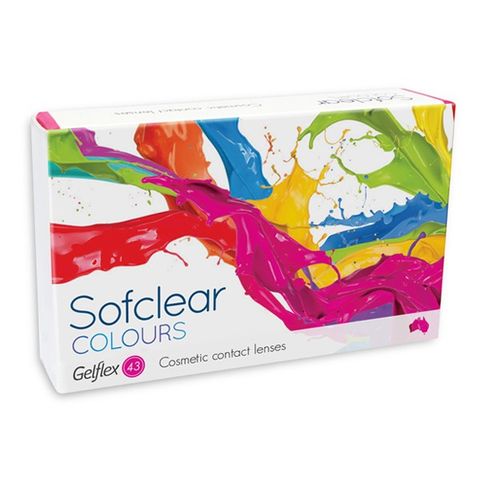  Kính Áp Tròng Gelflex Sofclear Monthly Color lens (1 tháng) 
