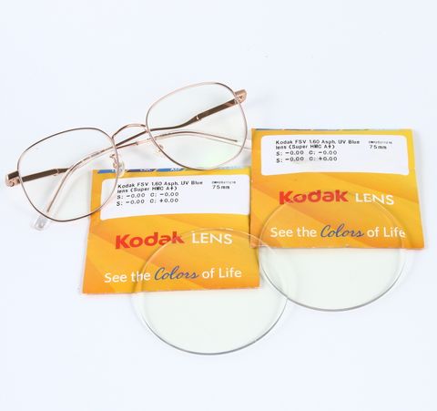  Tròng Kính Mỏng Chống Ánh Sáng Xanh Mỹ Kodak UVBlue Lens  Chính Hãng 