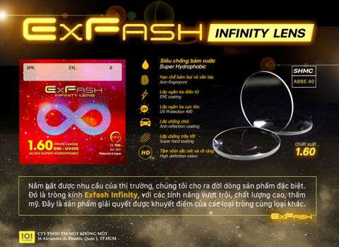  Tròng Đơn Mỏng Korea ExFash Infinity 1.60 