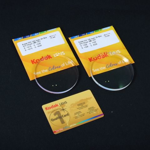  Tròng Kính Mỏng Chống Ánh Sáng Xanh Mỹ Kodak UVBlue Lens  Chính Hãng 