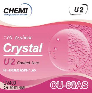  Tròng Kính Mỏng Chemi U2 1.60 ASP 