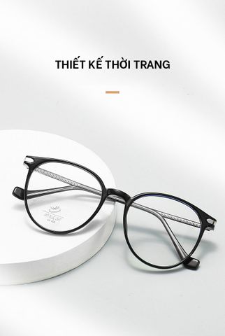  Gọng Kính Tròn Nam Nữ TR90 8302 