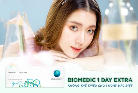  Lens Trong Suốt 1 Ngày BIOMEDIC 1 NGÀY COOPERVISION MỸ Chính Hãng 