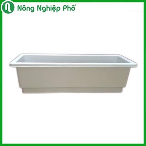 Chậu dài trồng hoa cảnh 48x20x16H (HN)