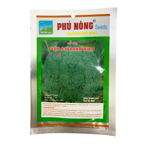 Hạt giống Súp Lơ Xanh NO.3 PN - Gói 0.2 gram