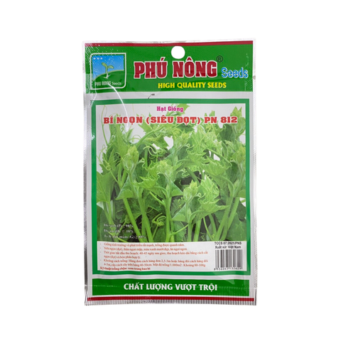 Hạt giống Bí Ngọn Siêu Đọt PN 812 - Gói 10 gram