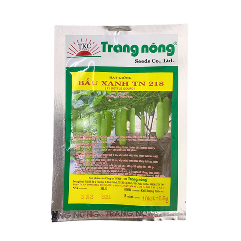 Hạt giống Bầu xanh TN 218 - Gói 10 hạt