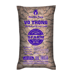 Giá thể vỏ thông trồng lan đã xử lý mài cạnh SFARM KT 2-5cm