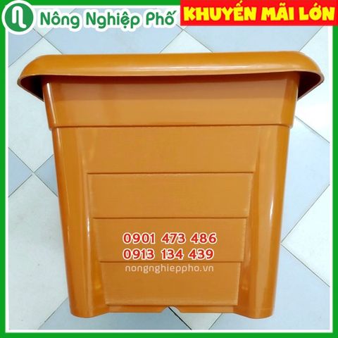 Chậu vuông trồng cây cỡ đại HD 47x47x40H