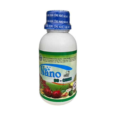 Phân bón vi lượng Nano Bo - Canxi chống nứt trái, rụng nụ - Chai 100ml