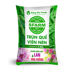 Phân trùn quế SFARM viên nén tan chậm dành cho Lan