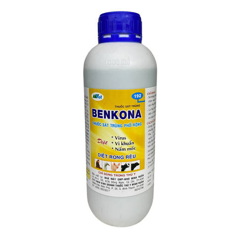 Thuốc sát khuẩn và khử trùng cho cây trồng và chuồng trại BENKONA