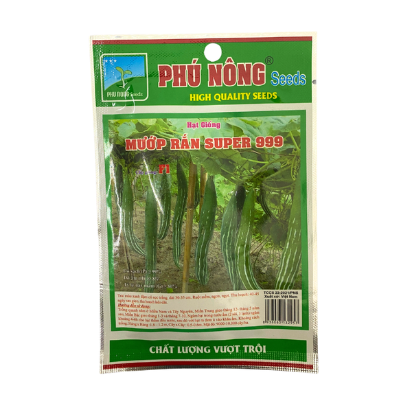 Hạt giống Mướp rắn SUPER 999 - Gói 2 gram