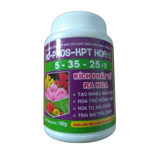 Phân Bón NPK AC - PHOS 5-35-25 + TE kích phát tố ra hoa - Hũ 100g