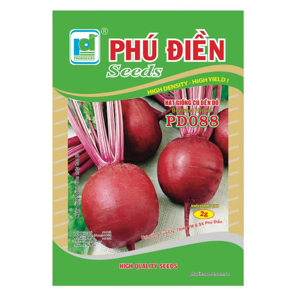 Hạt Giống Củ Dền Đỏ F1 PD088 - Gói 2 gram