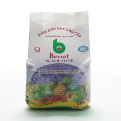 Phân bón NPK Better tím 16-12-8-11 + TE dùng mọi loại cây trồng - Túi 1kg