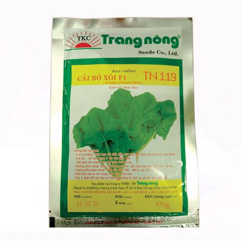 Hạt giống Cải bó xôi F1 TN 119 - Gói 10 gram