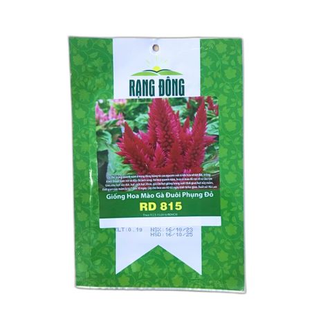 Hạt giống Hoa mào gà đuôi phụng RD 815 - Gói 0.1 gram