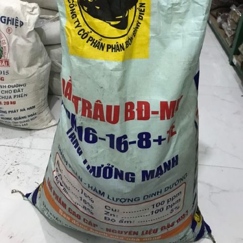 Phân bón Đầu Trâu BĐ - MK NPK 16-16-8+TE