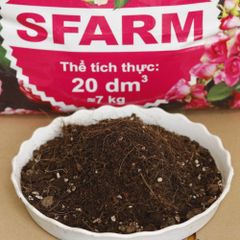 Giá thể trồng hoa hồng Sfarm - Bao 20dm3 ~ 7kg