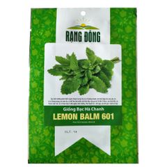 Hạt giống bạc hà chanh LEMON BALM 601 Rạng Đông