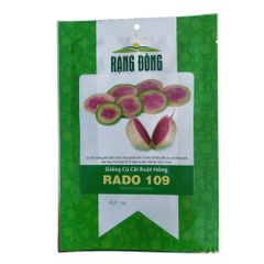 - Hạt giống củ cải ruột hồng RADO 109 Rạng Đông - Gói 1 gram