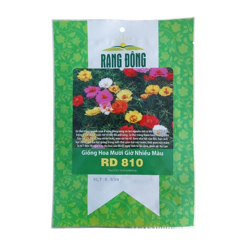 Hạt giống hoa mười giờ nhiều màu RD 810 Rạng Đông - Gói 0.03 gram