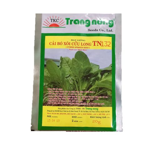Hạt giống Cải bó xôi cửu long TN 132 - Gói 20 gram