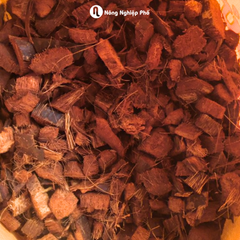 Giá thể vỏ dừa cắt miếng 1 - 3cm đã qua xử lý Aber Coconut - Bao 60 lít