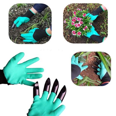 Găng tay ( bao tay ) làm vườn có móng