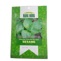 Hạt giống Rau thơm mè Hàn Quốc SESAME Rạng Đông  - Gói 0.5gr