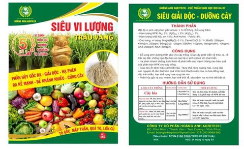 Chế phẩm sinh học siêu vi lượng Hoàng Anh  - 1kg