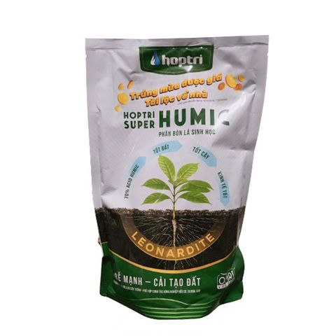 Phân Bón Lá Super Acid Humic Hợp Trí (1kg), Phân hữu cơ giúp ra rễ, cải tạo đất