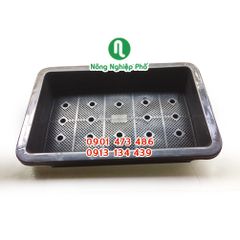 Khay (chậu) trồng rau hình chữ nhật 65x42x16H