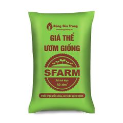 Giá thể ươm giống ươm hạt Sfarm - Bao 50dm3 ~ 22kg - 23kg