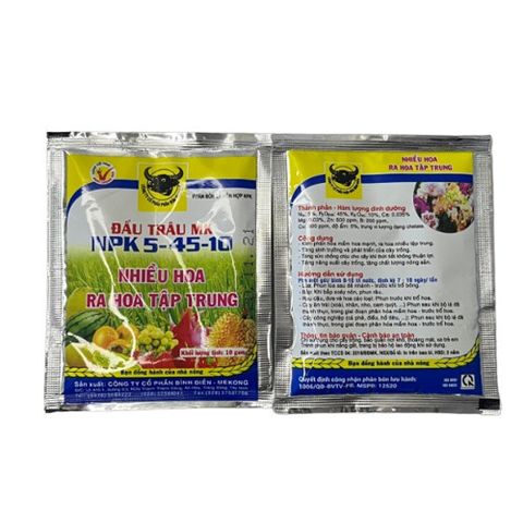 Phân bón lá đầu trâu kích thích ra hoa MK 5-45-10