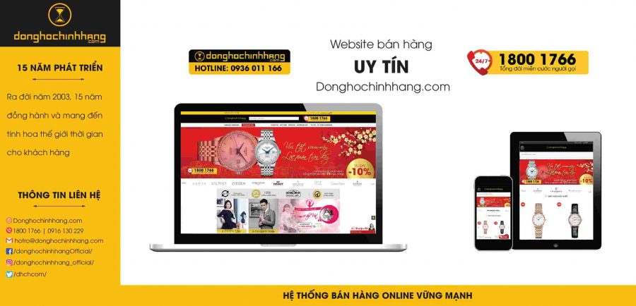 Donghochinhhang.com tổng kết năm