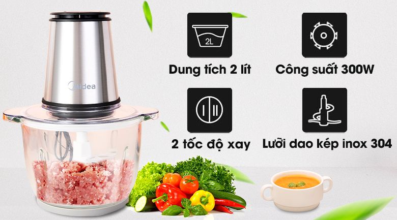  Máy xay thịt Midea MJ-BC300GS 